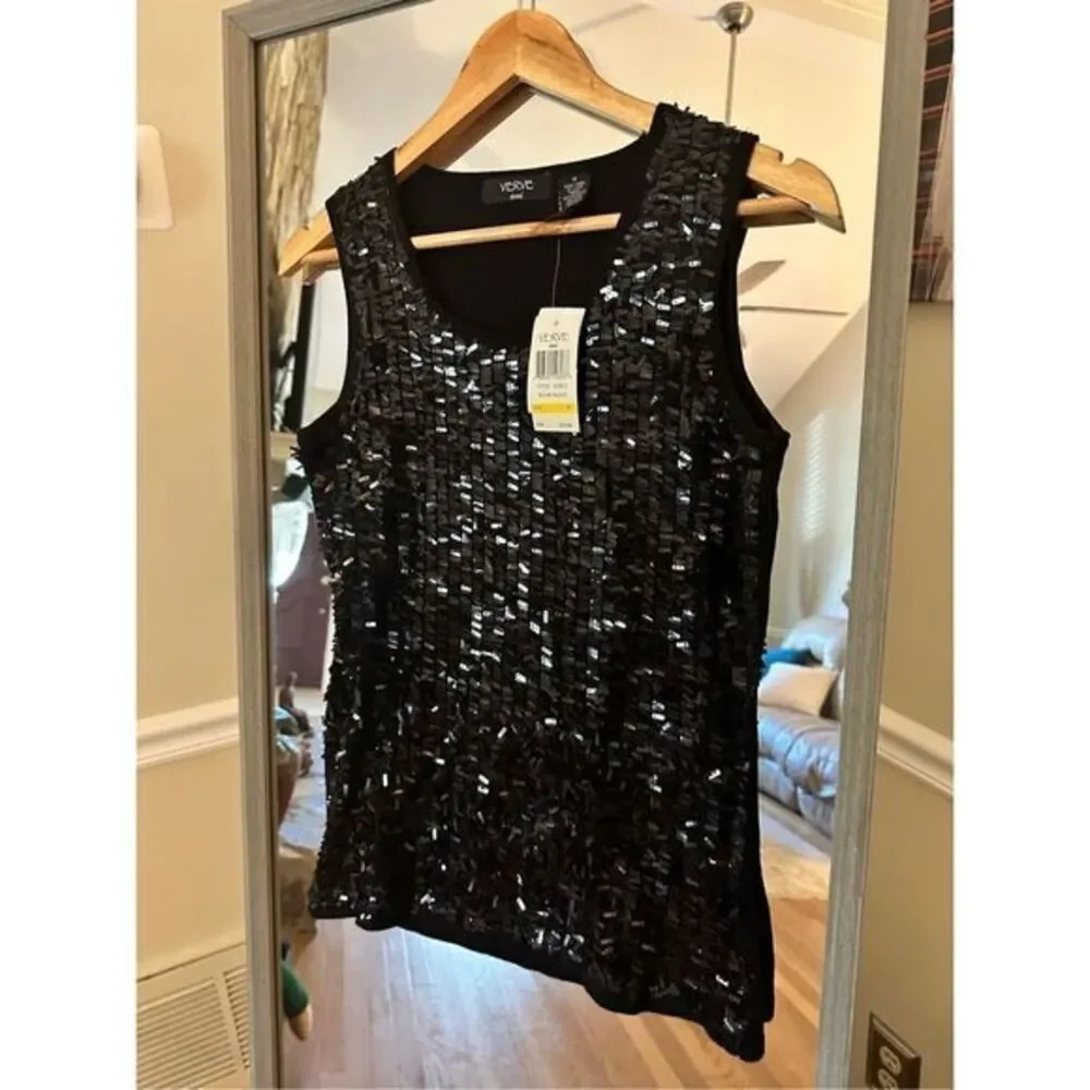 Verve Ami Sequins Blouse Medium